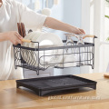 dish drying rack with storage holders for kitchen Durable Kitchen Stainless Steel Shelf Supplier